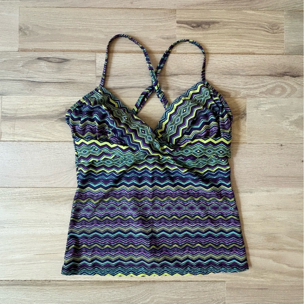 Athleta Tankini Bikini Swim Top